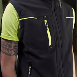 U-Power Style Saturn Gilet Noir, Vert