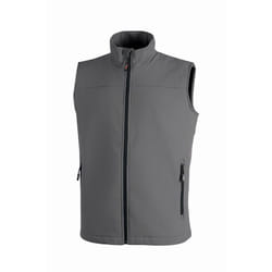 U-power - Veste de travail sans manches dublino - Gris métal l