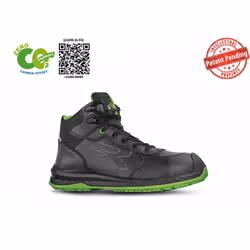 Chaussures de sécurité hautes NIAGARA UK ESD S3 CI SRC - Noir/Vert 42