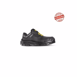 Les chaussures basses de sécurité U Power Drax RI21334 sont des chaussures de travail hydrofuges en cuir souple Pull-up, rési ...