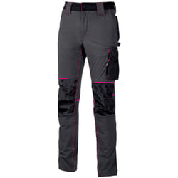 Pantalon de travail femme ATOM LADY Black Carbon - PE257BC - Upower - taille L