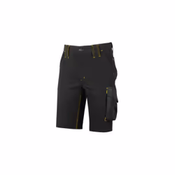 Le bermuda U-Power Mercury FU261BC est un bermuda de travail ajusté en tissu U-4 (U-Power 4 way stretch) très confortable, du ...