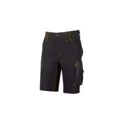 Le bermuda U-Power Mercury FU261BC est un bermuda de travail ajusté en tissu U-4 (U-Power 4 way stretch) très confortable, du ...