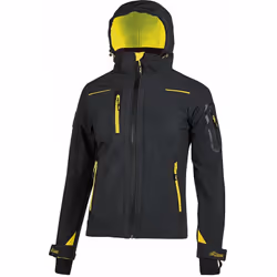 Veste de travail softshell doublé micro polaire Femme - SPACE Noir S