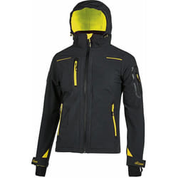 U-power - Veste de travail softshell doublé micro polaire Femme - space Noir s