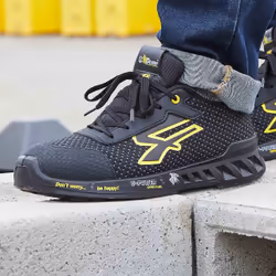 U-Power MATT s ESD Unisexe Adulte Noir, Jaune - Vue supplémentaire 4