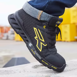 U-Power MATT s ESD Unisexe Adulte Noir, Jaune - Vue supplémentaire 5