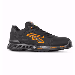 Bruce est le modèle de chaussures de sécurité ultra légères de la classe de protection S1P SRC ESD avec une tige en Nylon res ...