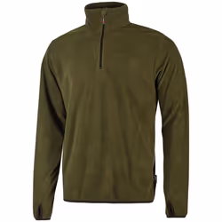 Sweat de travail polaire col zippé ARTIC - Vert foncé M