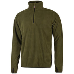 U-power - Sweat de travail polaire col zippé artic - Vert foncé 4XL