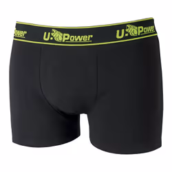 Boxer de travail en coton stretch doux avec élastique et logo U-Power.Le matériau est extensible, résistant au lavage et resp ...