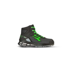 U-power - Chaussures de sécurité hautes barret S3 src ci esd - Noir/Vert 41