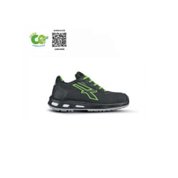 U-power - Chaussures de sécurité basses malibu S3 src ci esd - Noir/Vert 43