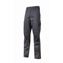 U-power - Pantalon de travail belgrado - Gris métal Lot de 20 - 4XL - FR(56/58) - EU(62/64)