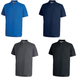U-power - Polo de travail tonga - Noir Lot de 5 - xl