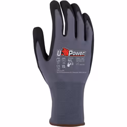 MODÈLE MERENGUE Le gant de travail U-Power Merengue offre une protection supérieure contre les risques mécaniques et thermiqu ...