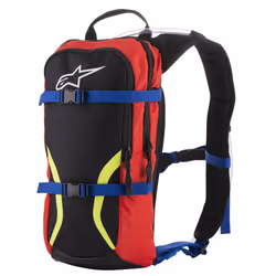 Alpinestars Iguana Hydration Sac à dos, rouge-bleu-jaune, taille 6-10l pour Hommes