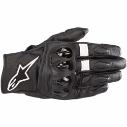 Alpinestars Celer V2 Gants de moto perforés, noir-blanc, taille S pour Hommes