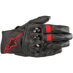 Alpinestars Celer V2 Gants de moto perforés, noir-rouge, taille M pour Hommes