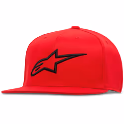 Alpinestars Ageless Flat Cap, noir-rouge, taille S M pour Hommes