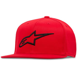 Alpinestars Ageless Flat Cap, noir-rouge, taille S M pour Hommes