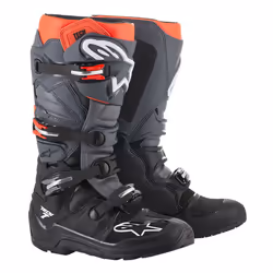 Alpinestars Tech 7 Enduro Bottes de moto, noir-rouge, taille 51 pour Hommes