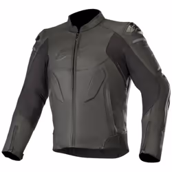 Alpinestars Caliber Veste de moto en cuir, noir, taille 54 pour Hommes