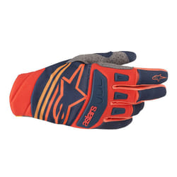 Alpinestars Tech Star Gants de Motocross, noir-bleu, taille S pour Hommes