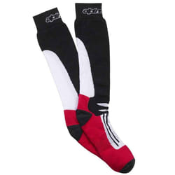 Alpinestars Racing Road Chaussettes, noir-rouge, taille S M pour Hommes