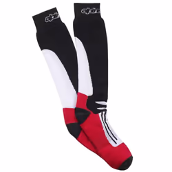 Alpinestars Racing Road Chaussettes, noir-rouge, taille L 2XL pour Hommes