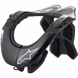 Alpinestars BNS Tech-2 Protecteur de cou, noir-gris, taille XS M pour Hommes