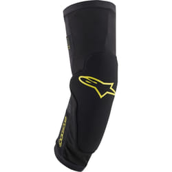 Alpinestars Paragon Plus Protecteurs de genou, noir-jaune, taille S pour Hommes