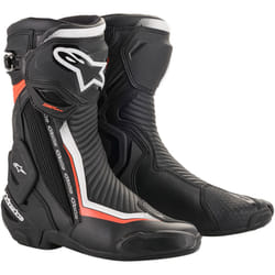 Alpinestars 2221019-1231-38 Chaussure de moto Mâle Adulte Noir, Rouge, Blanc