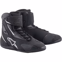 Alpinestars Fastback 2 Chaussures de moto, noir-blanc, taille 42 pour Hommes