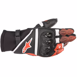 Alpinestars GP X V2 Gants de moto, noir-blanc-rouge, taille 2XL