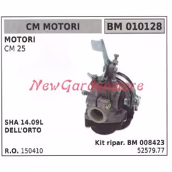 BOL CARBURATEUR POUR MOTOPOMPE CM 25 SHA 14.09L DELL'ORTO KIT DE RÉPARATION BM 008423 52579.77 CMCODES moteurs : 010128 Code ...