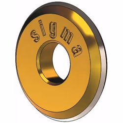 Description générale Roulette Sigma 14T en titane de diamètre 12 mm, conçue pour une utilisation avec divers modèles Sigma. S ...