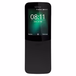 TIM Nokia 8110 4G, 6,22 cm (2.45"), 320 x 240 pixels, 0,5 Go, 2 MP, KaiOS, Noir