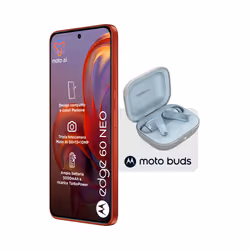 Motorola edge 60 neo + Moto Buds PG38C05749 8 Go 256 Go Rouge - Vue supplémentaire 2