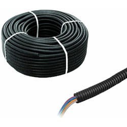 Tube corrompu pour la protection des câbles avec tir 25 Mt.