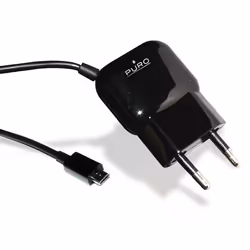 PURO MTCMICROBLK chargeur d'appareils mobiles Téléphone portable Noir Secteur Intérieure