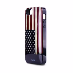 PURO Flag USA, Housse, Apple, iPhone 5, Multicolore