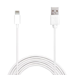 PURO 2.0m Lightning - USB 2.0 M/M 2 m Blanc
