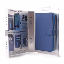 PURO UNIWALLET3BLUEXL 5.1" Folio Bleu