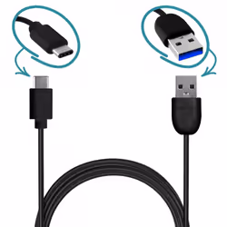 PURO CUSBC31USB31 câble USB 1 m USB 3.2 Gen 2 (3.1 Gen 2) USB C USB A Noir