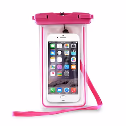 PURO WaterProof, Étui, Toutes marques, 14,5 cm (5.7"), Rose, Transparent