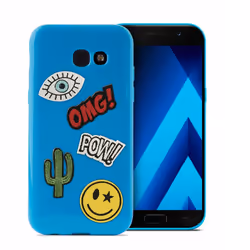 PURO SGGA517PM1BLUE 5.2" Housse Bleu, Vert, Rouge, Blanc, Jaune