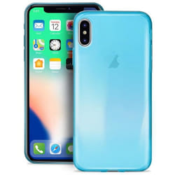 PURO 0.3 Nude 5.8" Housse Bleu, Transparent