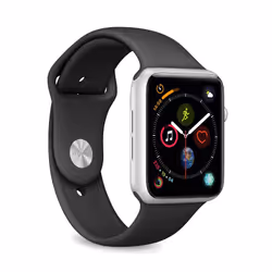PURO ICON Apple Watch Band, Bande, Smartwatch, Noir, Apple, Watch 42/44 mm, Silicone