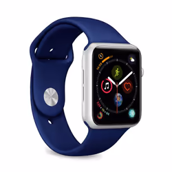 PURO ICON Apple Watch Band, Bande, Smartwatch, Marine, Apple, Watch 42/44 mm, Silicone